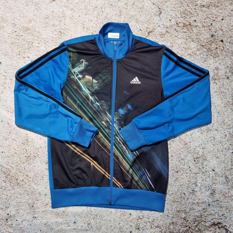 Adidas TRACK JACKET FIREBIRD RETRO - Blue - Size S 1