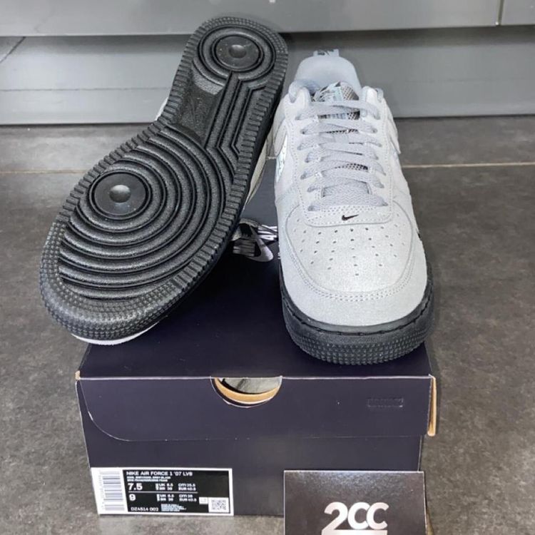 - Nike Air Force 1 Low Multi-Swoosh Grey and Black image 4