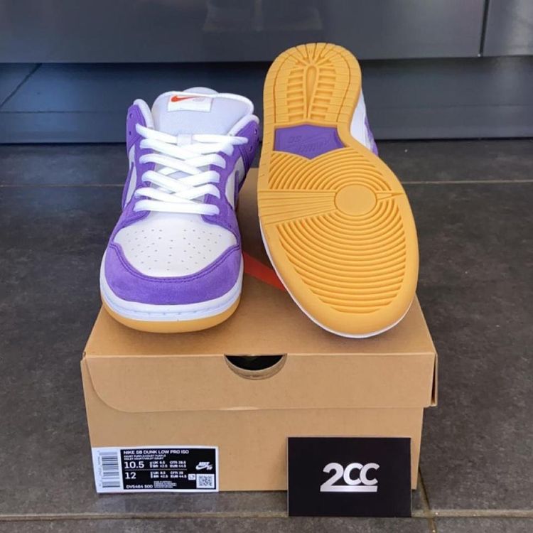 - Nike SB Dunk Low Pro ISO Orange Label Court Purple image 4
