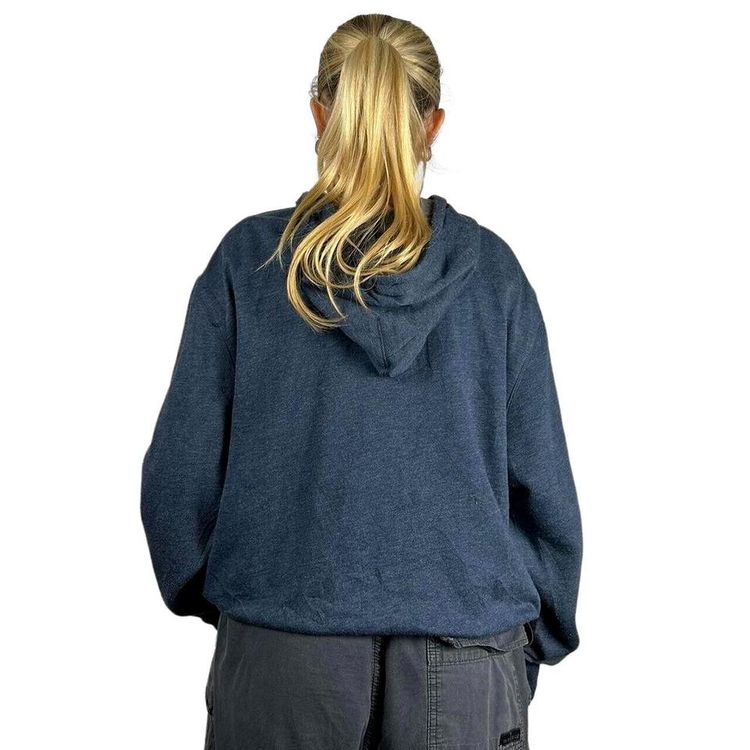 Gap Navy Blue Long Sleeved Full Zip Hoodie Size Mens XL image 3