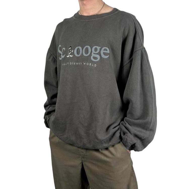 DISNEY Grey Full Sleeve Pullover Sweatshirt Size Mens XL image 1
