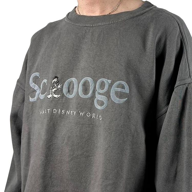 DISNEY Grey Full Sleeve Pullover Sweatshirt Size Mens XL image 2