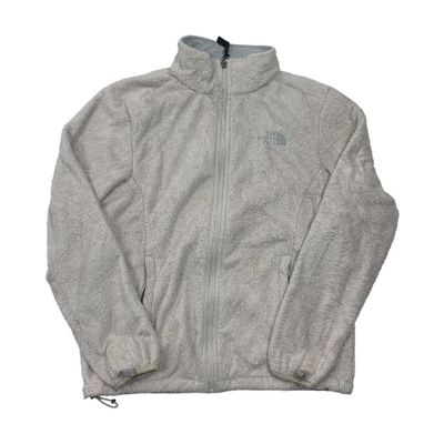 THE NORTH FACE White Full Sleeve Full Zip Sweatshirt Size Mens M 1