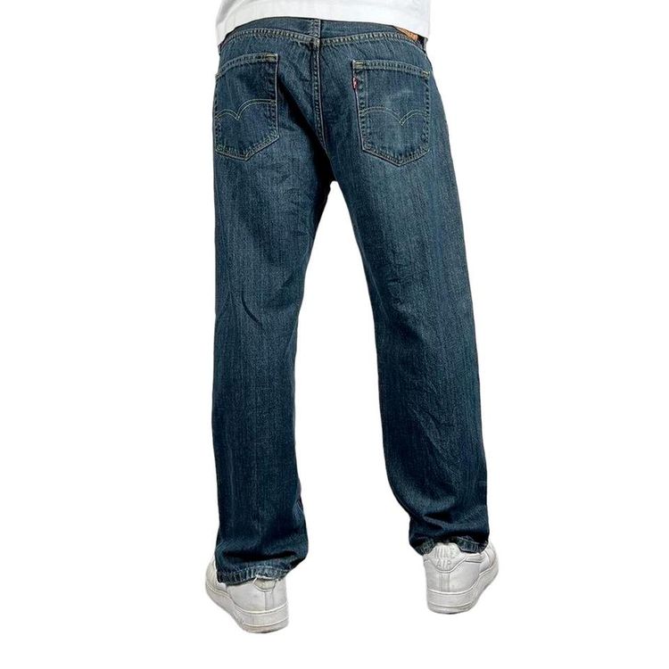Levis 559 Blue Denim Jeans Size Mens W34 L30 image 2