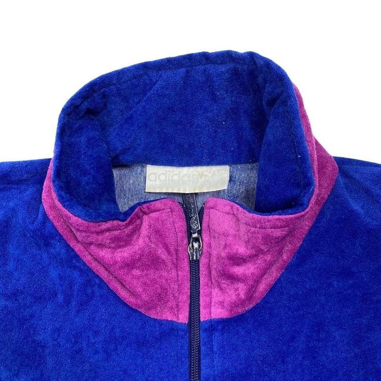 Adidas Blue Pink Long Sleeved Full Zip Jacket Size Mens M image 3