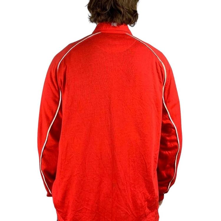 Reebok Red Full Sleeved Rugby Shirt Size Mens L 3