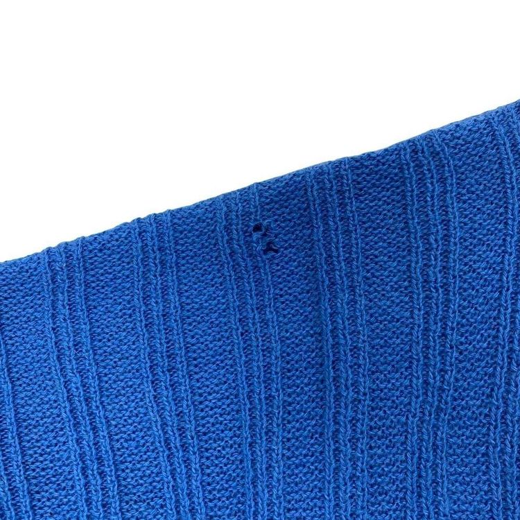 LACOSTE Blue Cream Full Sleeved Jumper Mens Size XL image 4