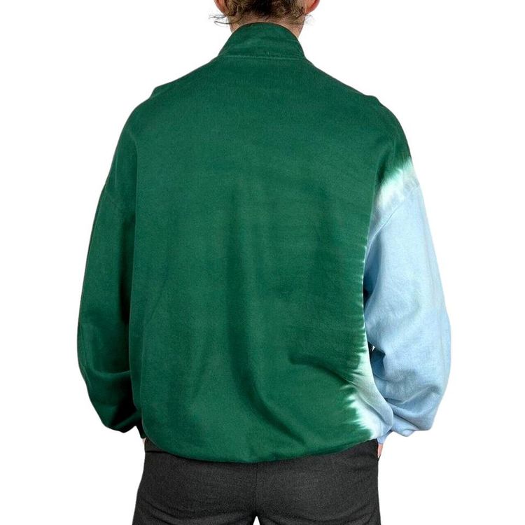 LEVIS Green Blue Full Sleeve Pullover Sweatshirt Size Mens S image 3