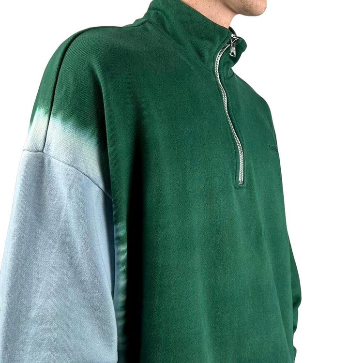 LEVIS Green Blue Full Sleeve Pullover Sweatshirt Size Mens S image 2