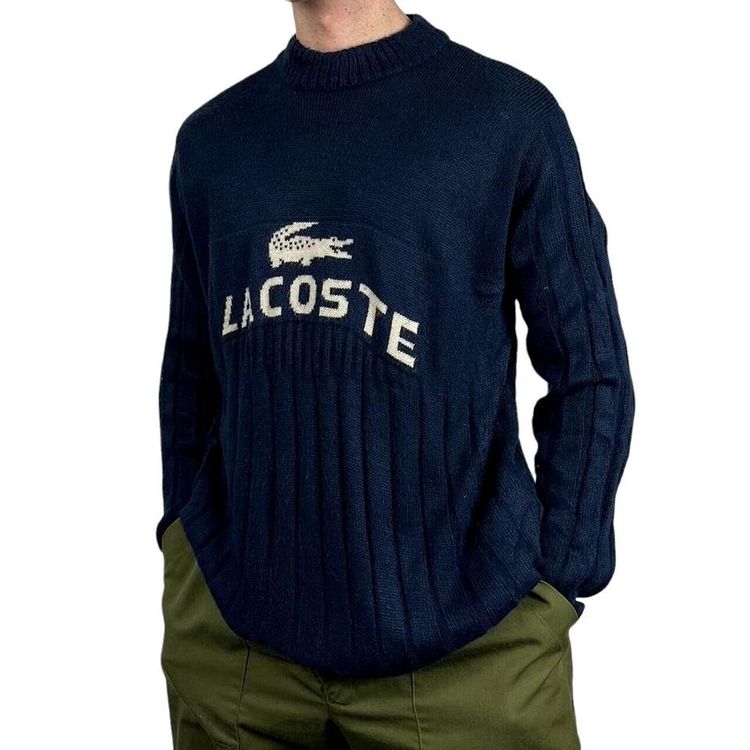 Lacoste Blue Full Sleeved Pullover Sweatshirt Size mens M image 1