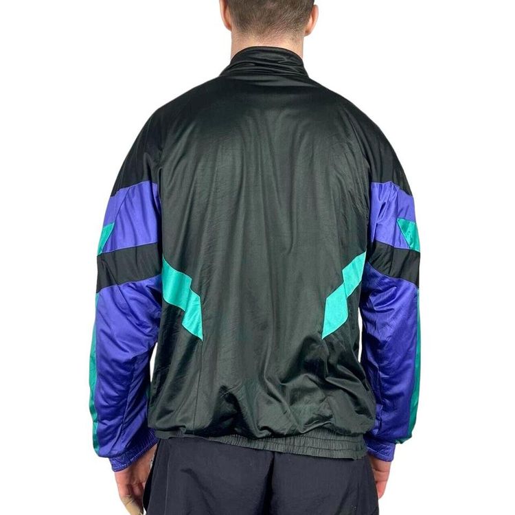 ADIDAS Black Full Sleeved Full Zip Track Jacket Mens L image 3