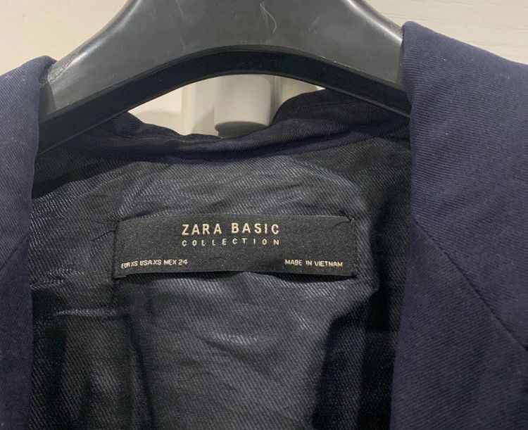 Zara Basic Collection Navy Blazer Jacket 6