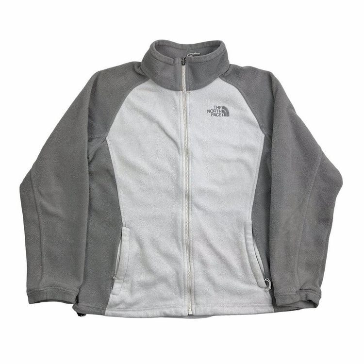 The North Face White Grey Long Sleeved Jumper Size Womens L