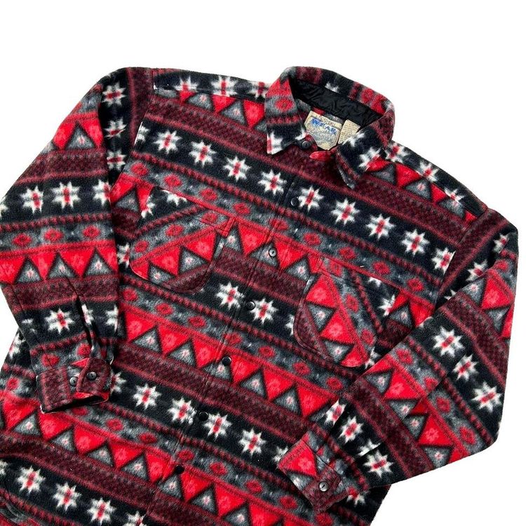 Northern Sportwear Red Black Shirt Long Sleeved Shirt Size Mens XL 2
