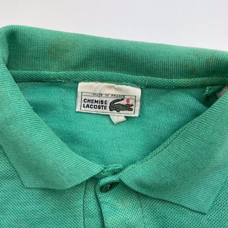 Lacoste Green Short Sleeved Pullover Polo Shirt Size Mens M imagen 2