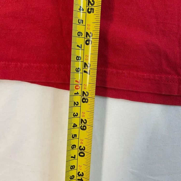Adidas Red Short Sleeve PORTLAND 12 Printed T-Shirt For Mens M image 5