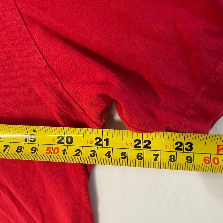 Adidas Red Short Sleeve PORTLAND 12 Printed T-Shirt For Mens M image 4