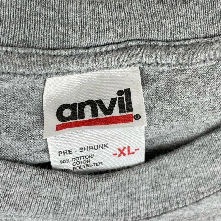 Anvil MLB Grey Short Sleeved World Series Championship Graphic T-shirt Mens XL 2