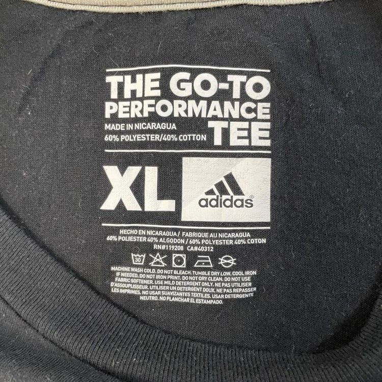 Adidas Black Short Sleeved Graphic T-shirt Mens XL image 5