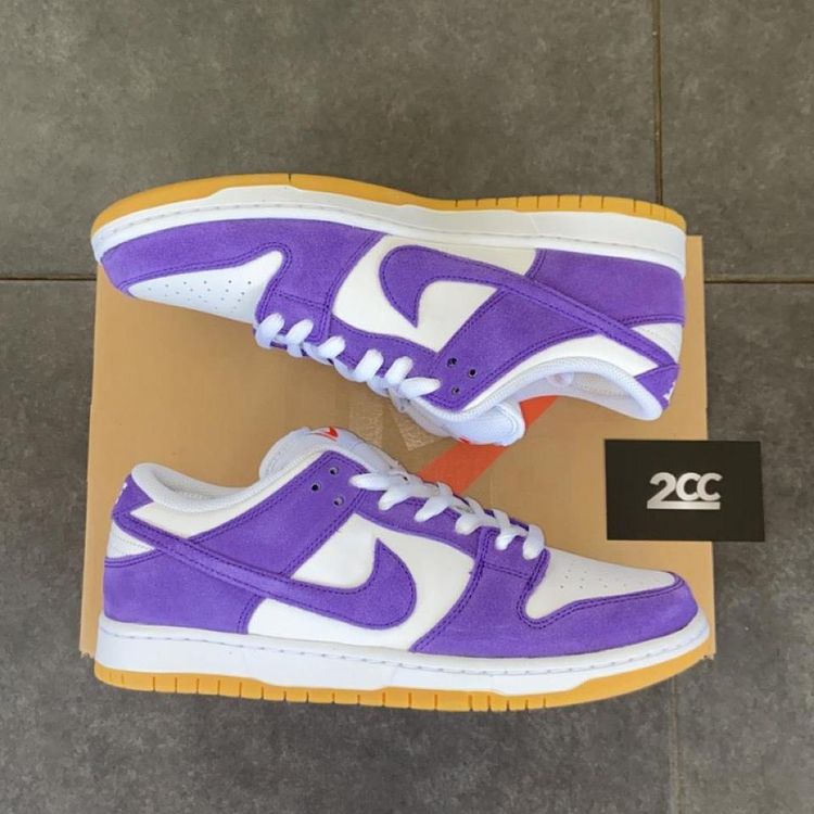 - Nike SB Dunk Low Pro ISO Orange Label Court Purple
