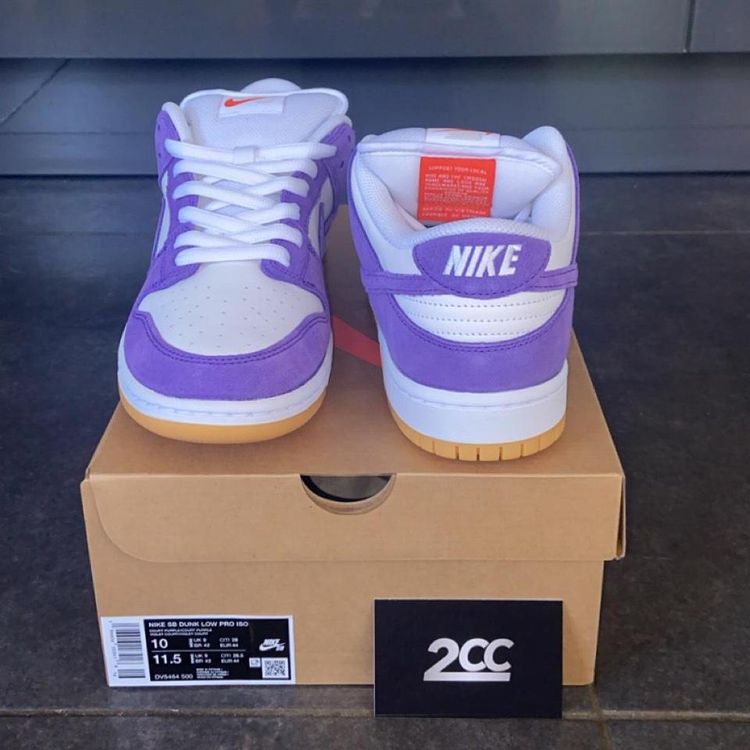 - Nike SB Dunk Low Pro ISO Orange Label Court Purple image 3
