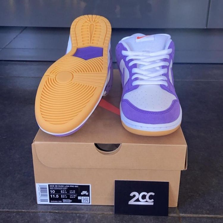 - Nike SB Dunk Low Pro ISO Orange Label Court Purple image 4