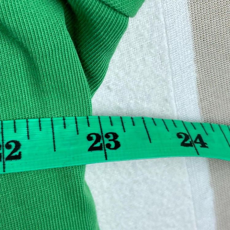 Adidas Logo embroidered Green Short Sleeved T-Shirt Size Mens XL 3