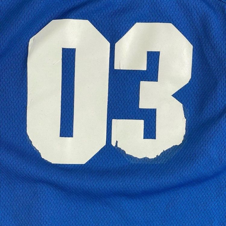 Nike Freestylers Printed Blue Sleeveless Basketball Vest Size Mens S 2
