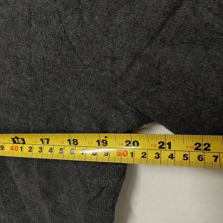 Polo Ralph Lauren Grey Long Sleeved Half Button Cowl Neck Jumper For Mens S image 3