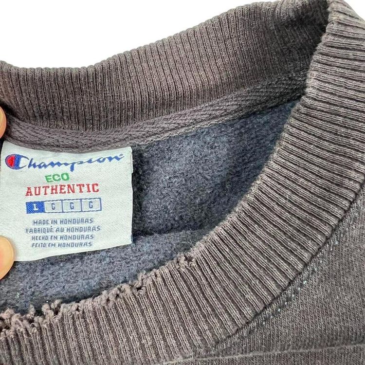 CHAMPION Brown Full Sleeved Pullover Sweatshirt Mens L 3