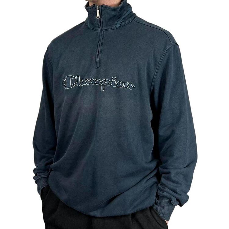Champion Blue FullSleeved Pullover Sweatshirt Mens XL image 1