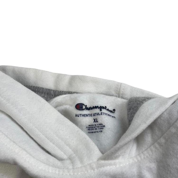 Champion White Long Sleeved Pullover Hoodie Size Womens XL 2
