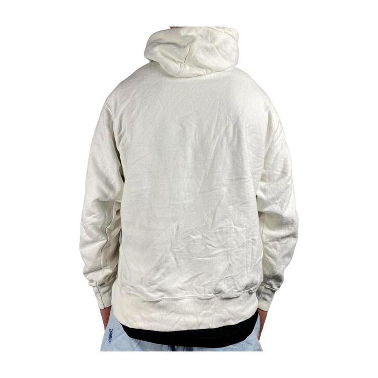 CHAMPION White Full Sleeve Pullover Hoodie Size Mens L 3