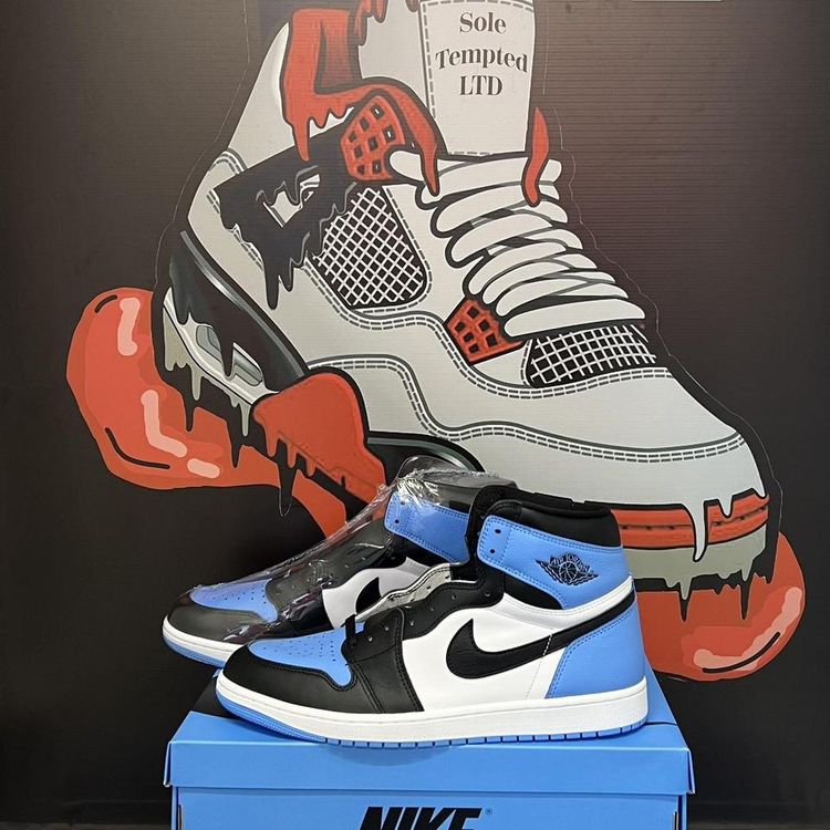 Jordan Air Jordan 1 High OG (UNC Toe) Size UK 12. Brand New in box. 100% Authentic #nike #jordan #blue #sne product image