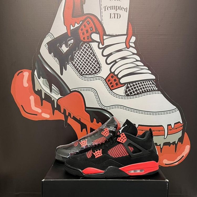 Jordan Air Jordan 4 (Red Thunder) Brand New in box. 100% Authentic #nike #jordan #redthunder #sneakers #new product image