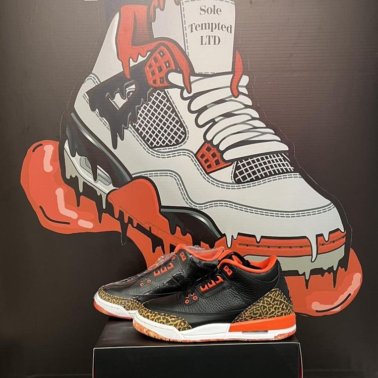 Jordan Air Jordan 3 (GS) (Kumquat) Size UK 5.5. Size UK 4 also available please message. Brand New in box.  product image