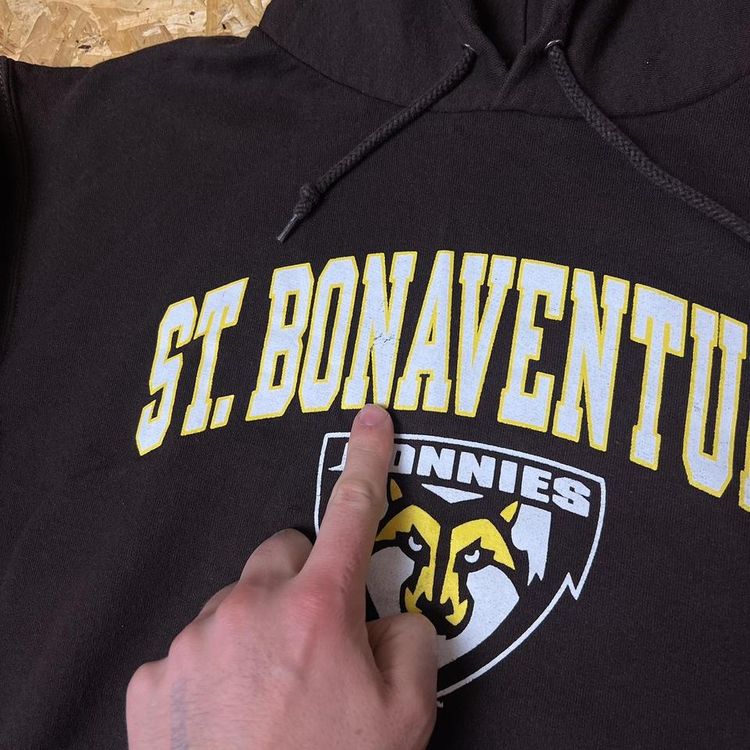 Vintage Champion x St Bonaventure Bonnies Graphic Hoodie image 7