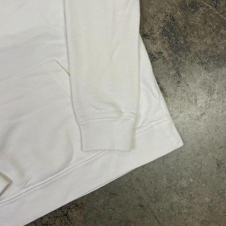 Nike Sweatshirt Spellout Swoosh Pull Over Sports Jumper, White, Womens Large image 4