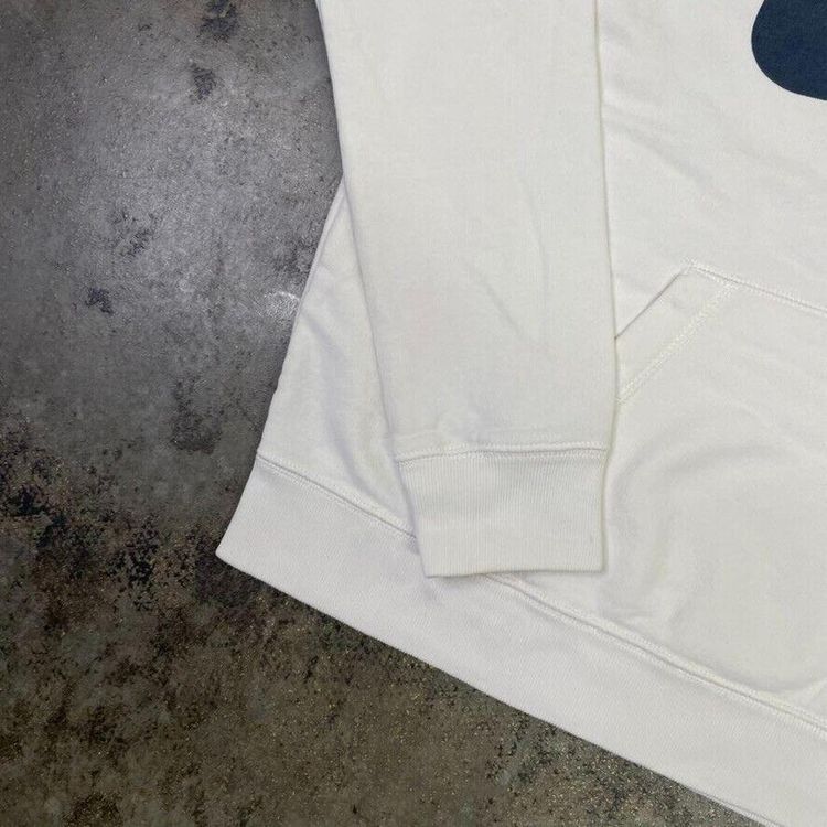 Nike Sweatshirt Spellout Swoosh Pull Over Sports Jumper, White, Womens Large image 5