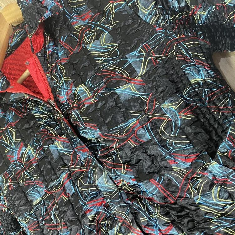 Ubu Designer quilted reversible zip coat image 3