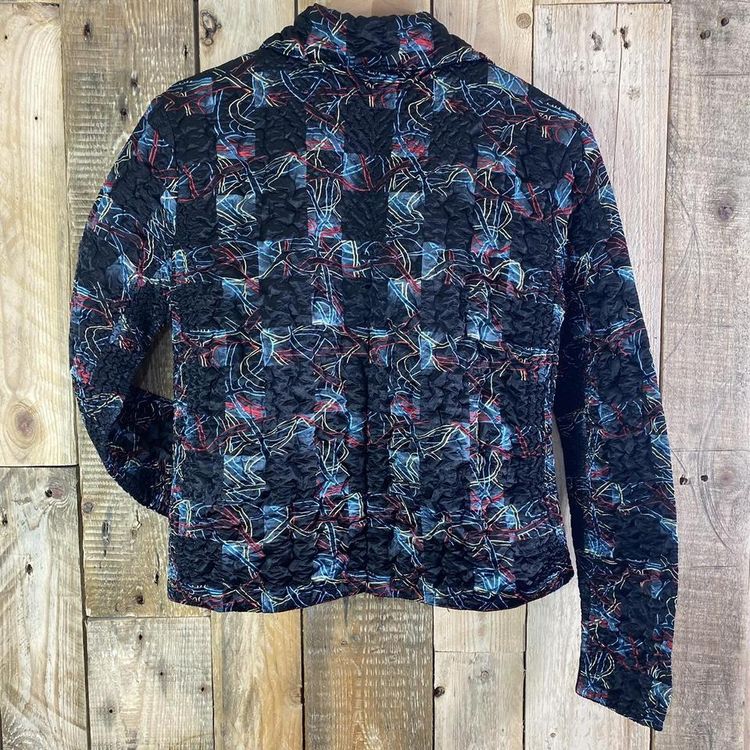 Ubu Designer quilted reversible zip coat image 4