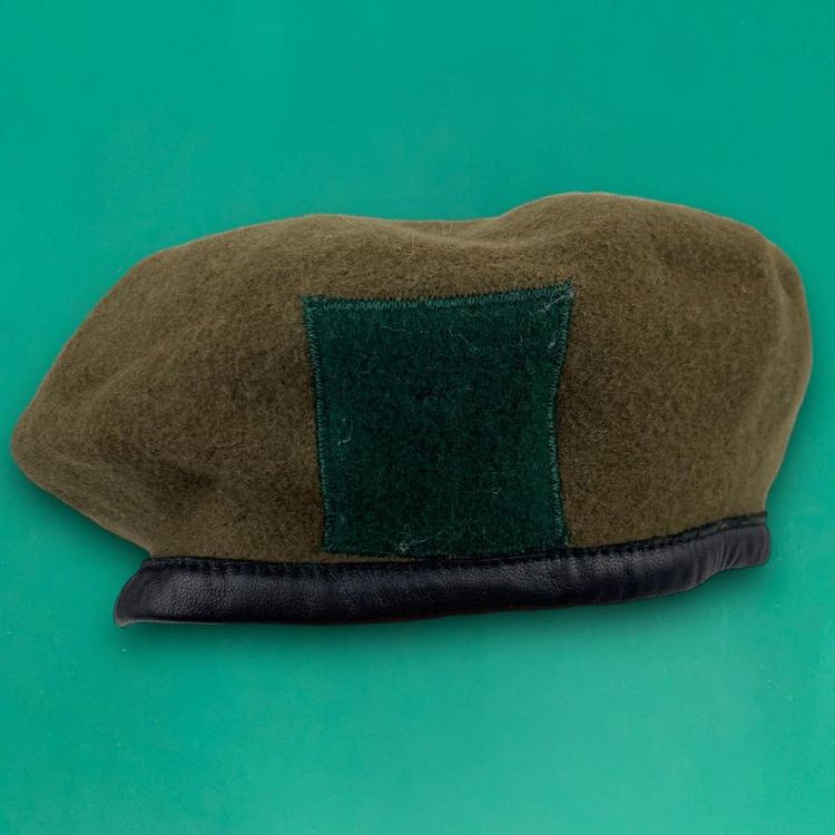 American Vintage American Regiment Military Wool Beret Green product image