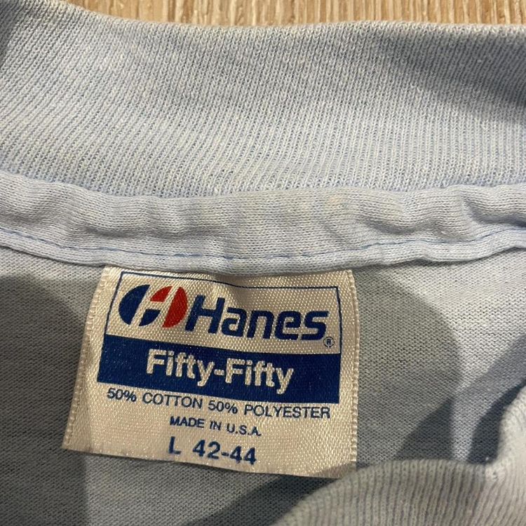 Vintage 80s Hanes single stitch t shirt image 3