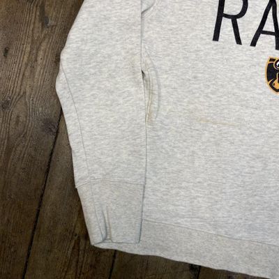 Champion Virginia Rams Sweatshirt Pull Over Y2K Sports Jumper, White, Mens L 5