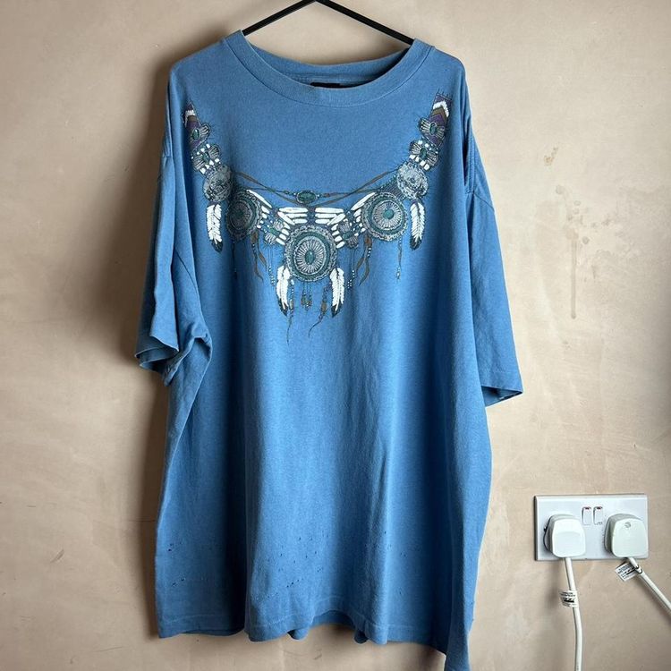 Vintage USA distressed single stitch graphic t shirt image 1