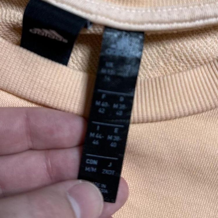 Light Orange Adidas Sweatshirt Casual 4