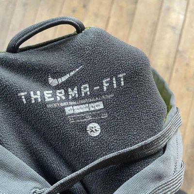 Nike Hoodie Y2K Centre Swoosh Sports Sweatshirt, Grey, Mens XL 7