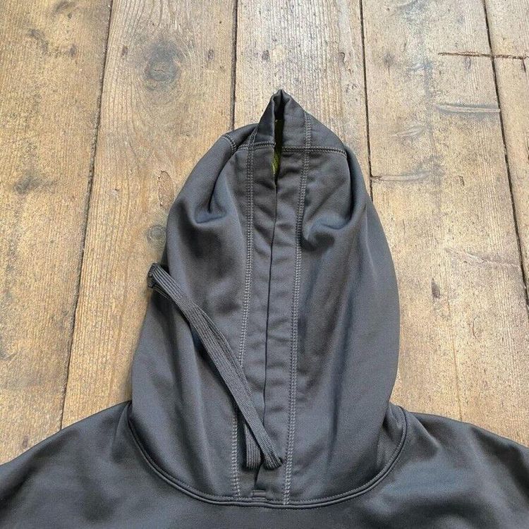 Nike Hoodie Y2K Centre Swoosh Sports Sweatshirt, Grey, Mens XL 6