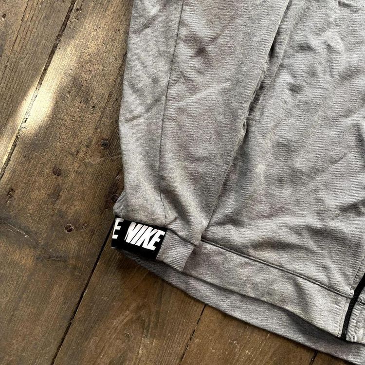 Nike Hoodie Y2K Swoosh Sports Full-Zip Sweatshirt, Grey, Mens Large image 5