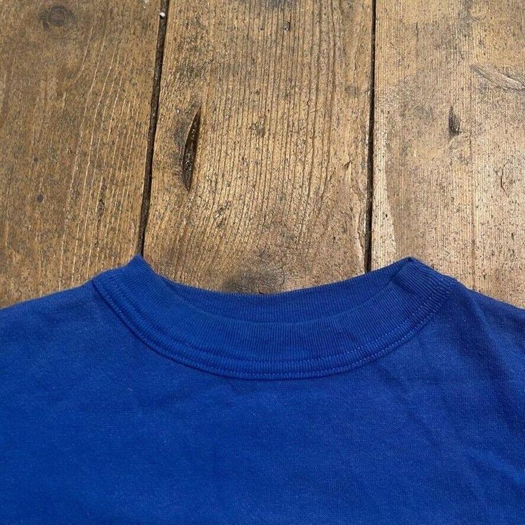 College Sweatshirt Y2K Crew Neck Sports Jumper, Blue, Mens Large image 6
